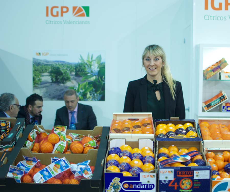 Promoción de Naranjas de Valencia y Cítricos de le Comunidad Valenciana en Ferias internacionales